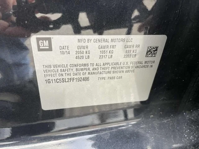 2015 Chevrolet Malibu 1LT